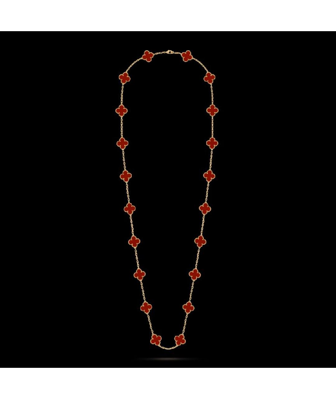 VAN CLEEF & ARPELS Красное колье из желтого золота, фото 9