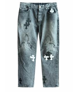CHROME HEARTS Прямые джинсы