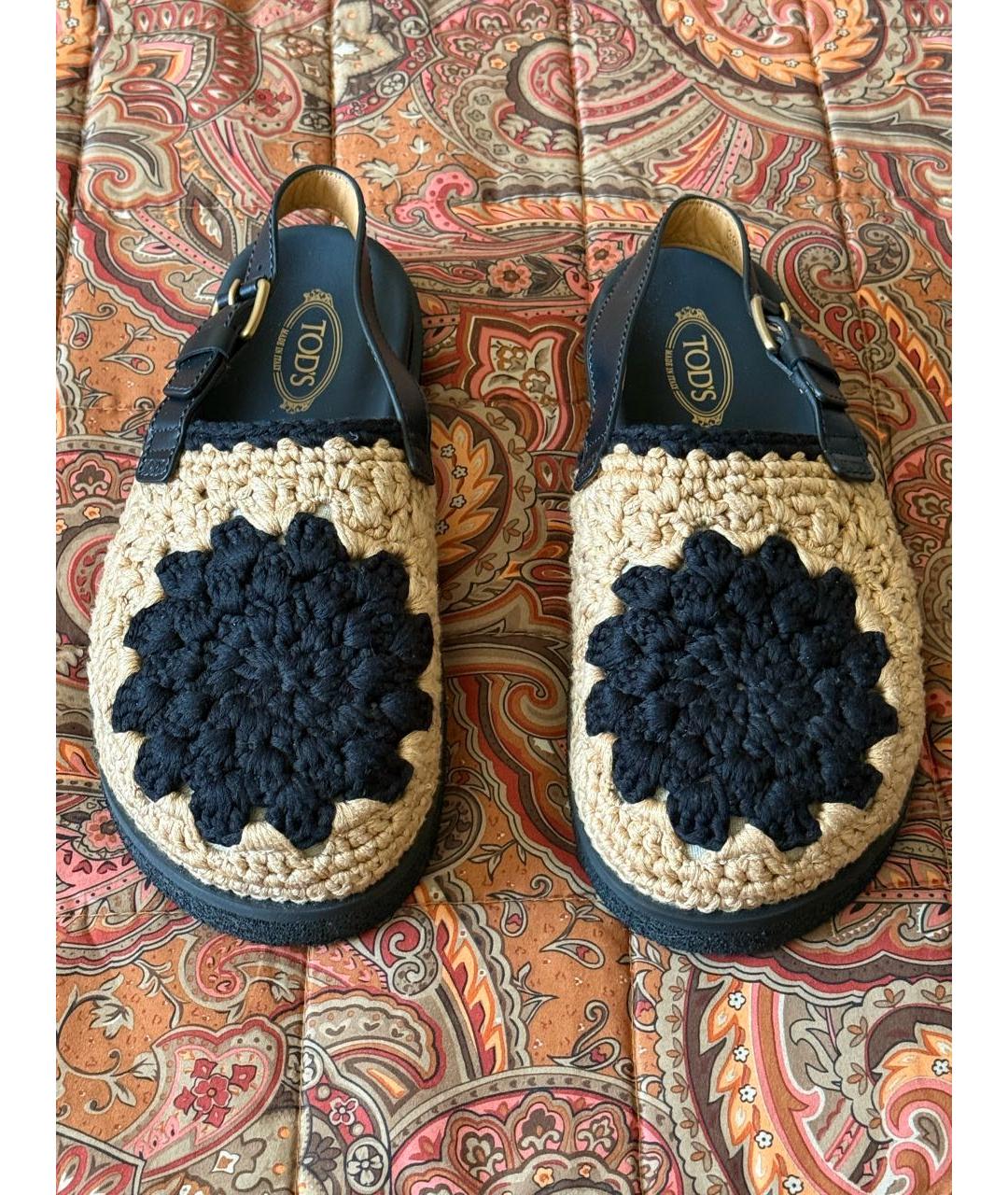 TOD'S Бежевые сандалии, фото 2