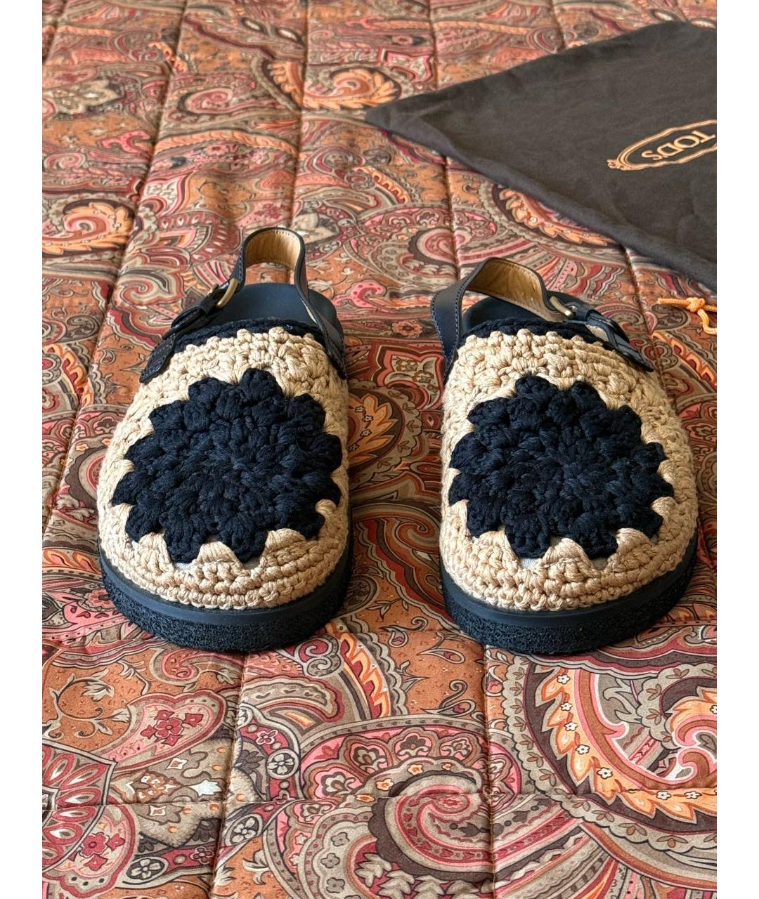 TOD'S Бежевые сандалии, фото 7