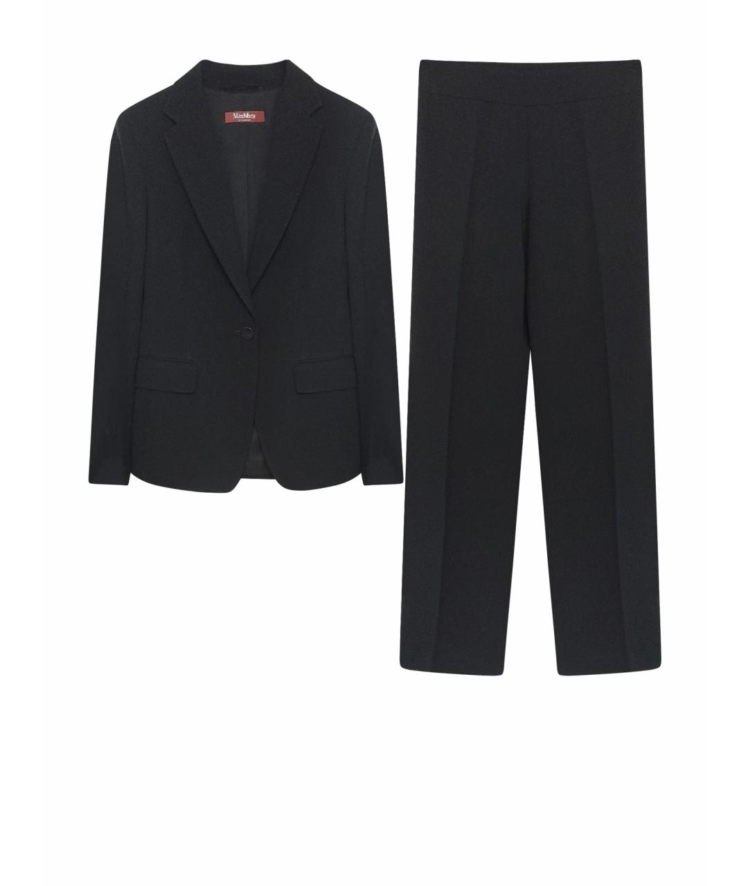 MAX MARA STUDIO Черный костюм с брюками, фото 1