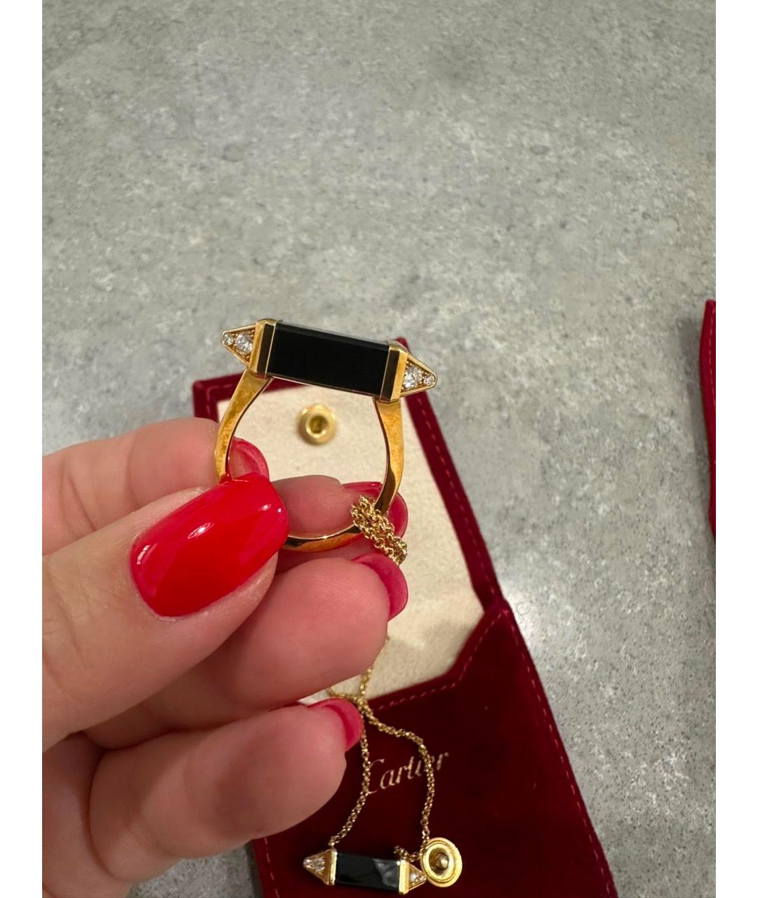 CARTIER Черный комплект из розового золота, фото 4