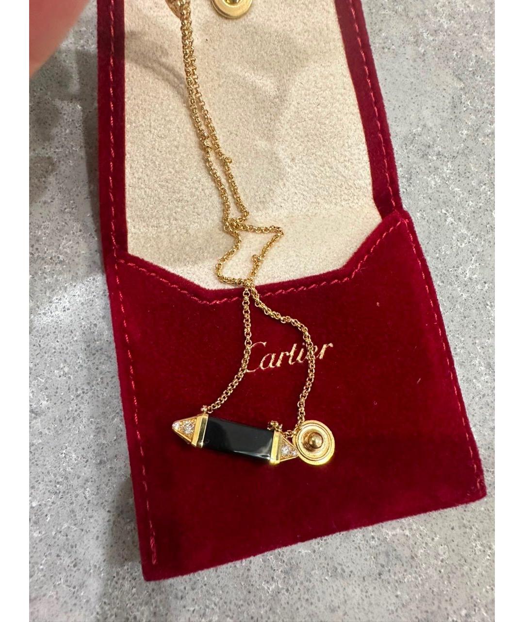 CARTIER Черный комплект из розового золота, фото 3