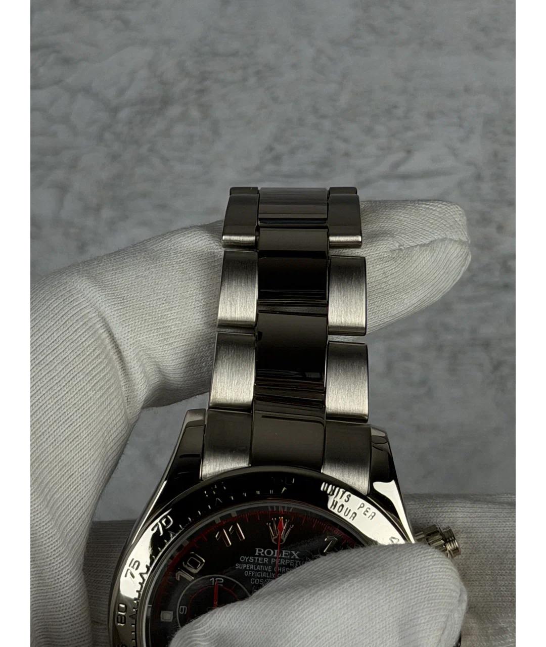 ROLEX Синие часы из белого золота, фото 5