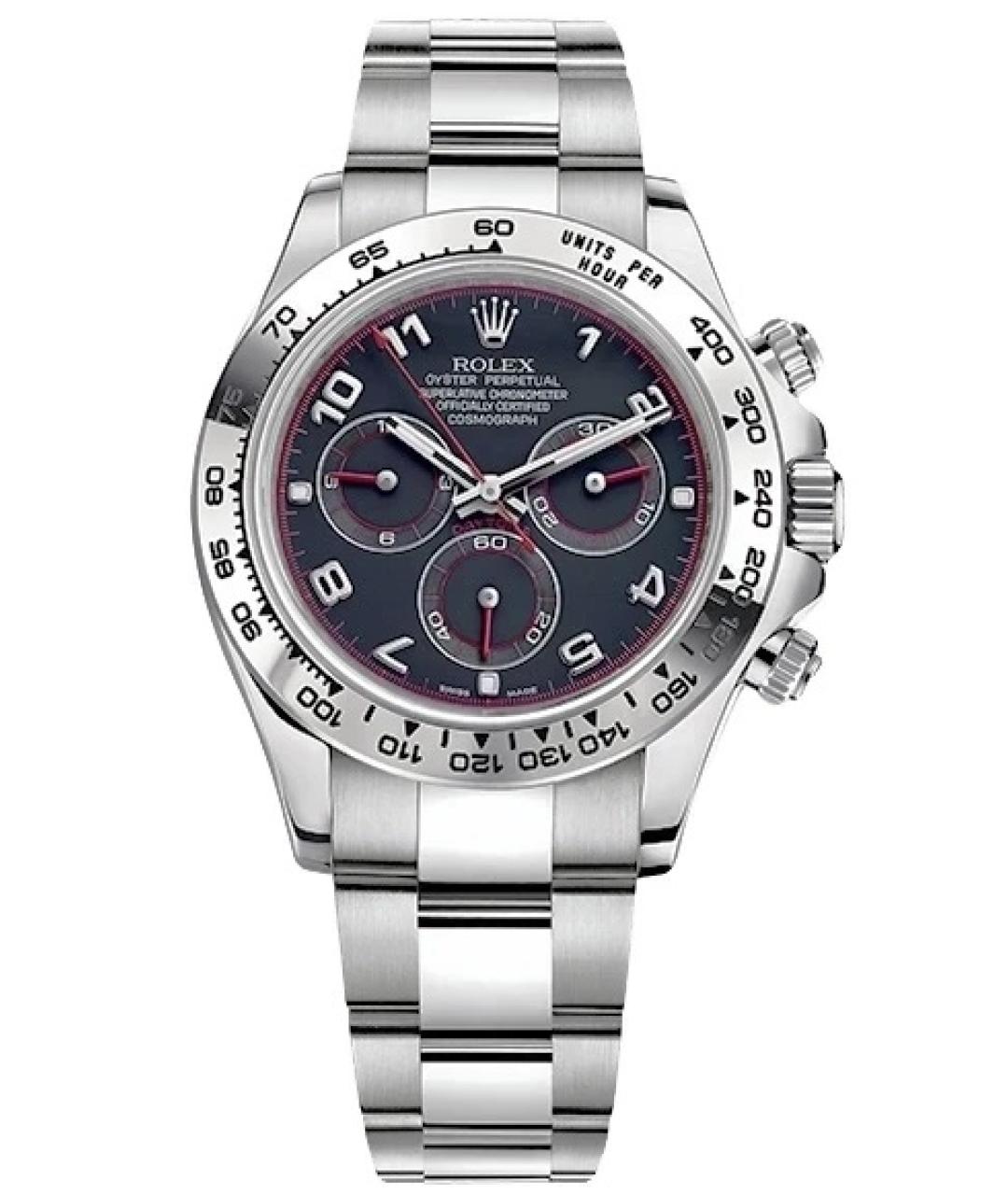 ROLEX Синие часы из белого золота, фото 1
