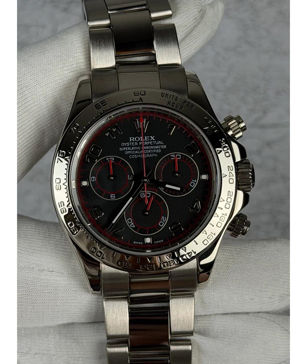 ROLEX Синие часы из белого золота, фото 2