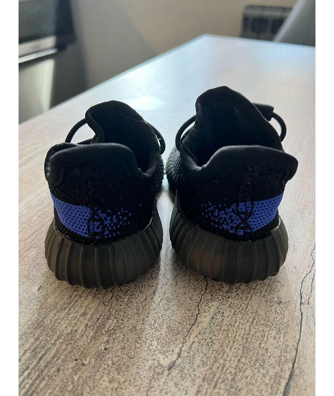 ADIDAS YEEZY Черные текстильные кеды, фото 4