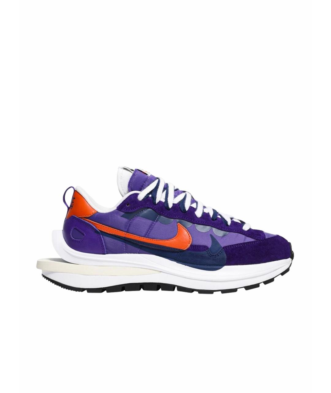 NIKE Фиолетовые замшевые низкие кроссовки / кеды, фото 1