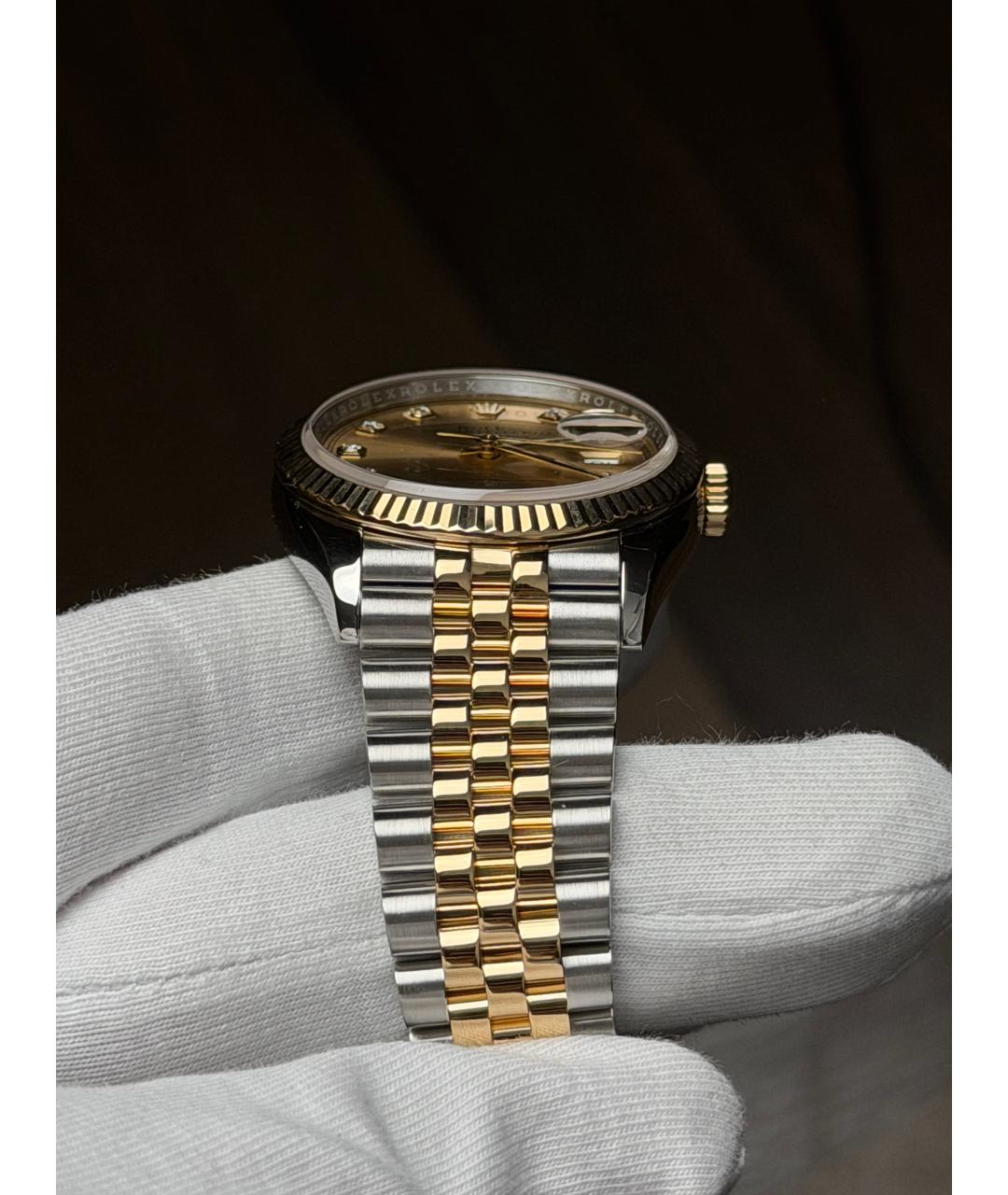 ROLEX Золотые часы, фото 6