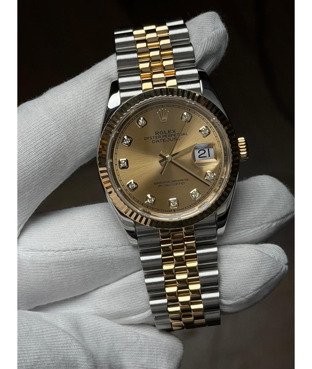 ROLEX Золотые часы, фото 2