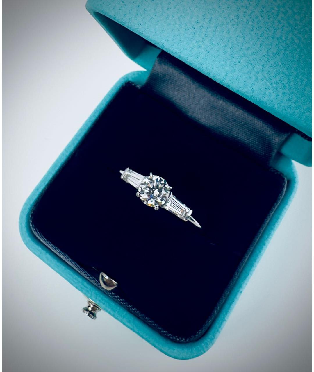 TIFFANY&CO Серебряное платиновое кольцо, фото 2