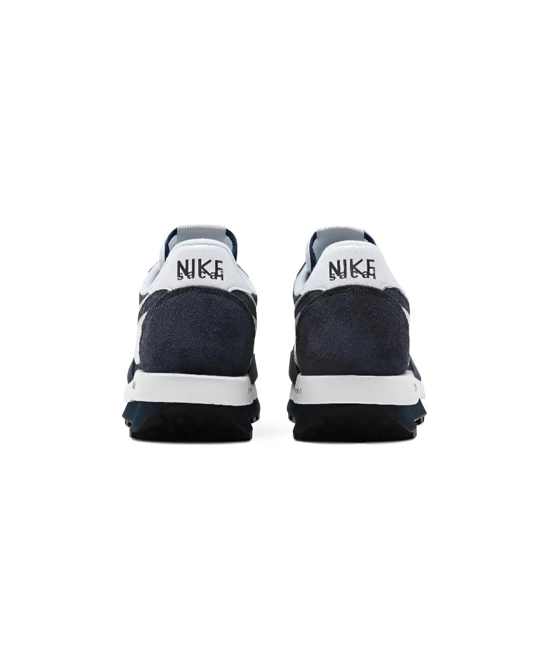 NIKE Голубые замшевые низкие кроссовки / кеды, фото 3