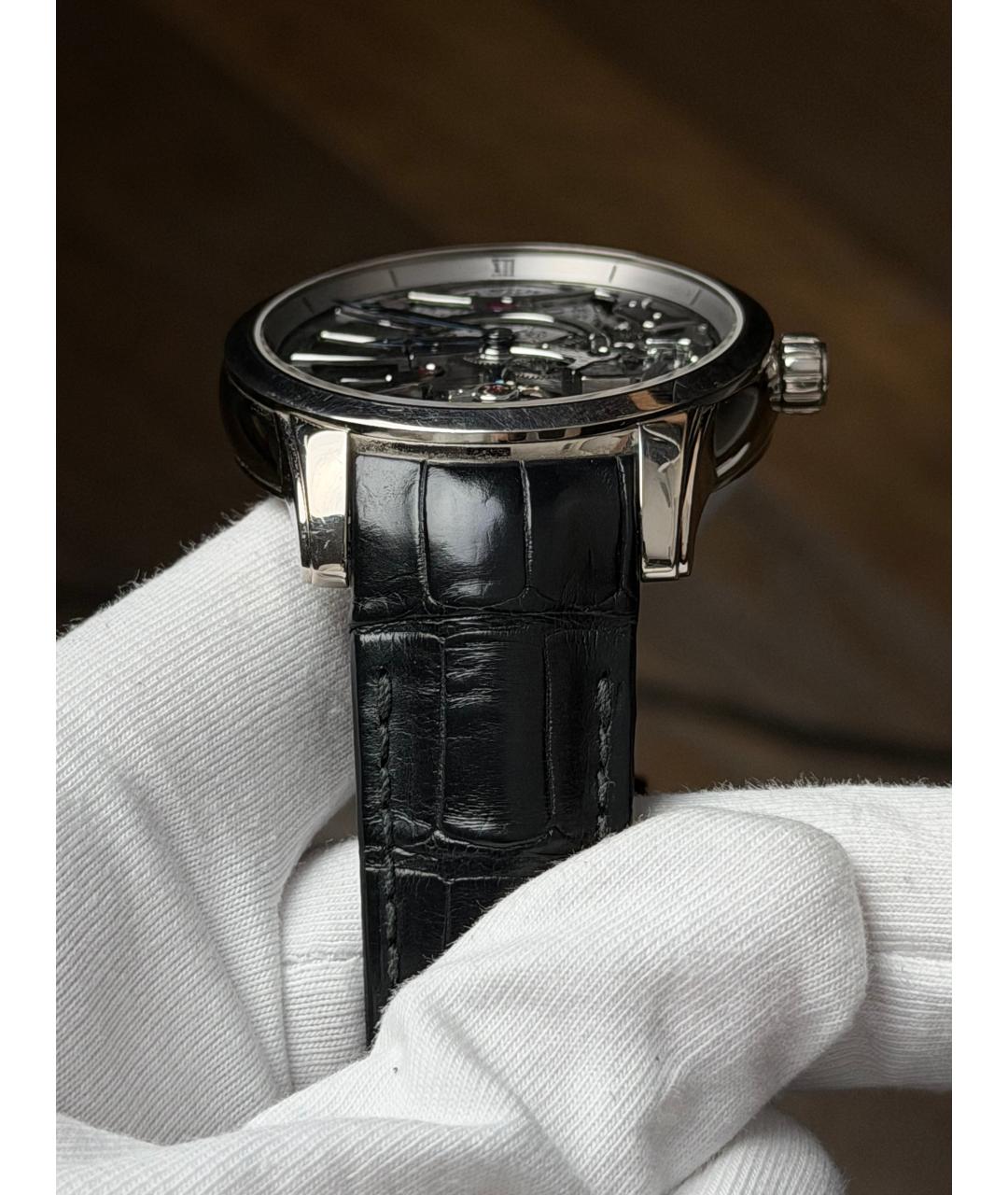 Ulysse Nardin Серые часы из белого золота, фото 7