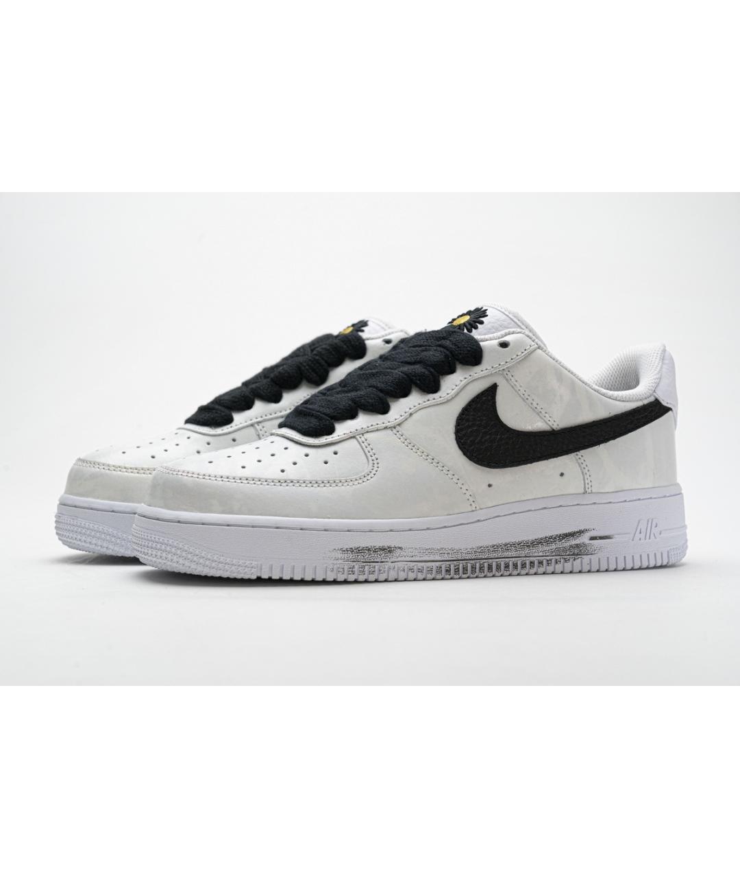 NIKE Белые кожаные низкие кроссовки / кеды, фото 3