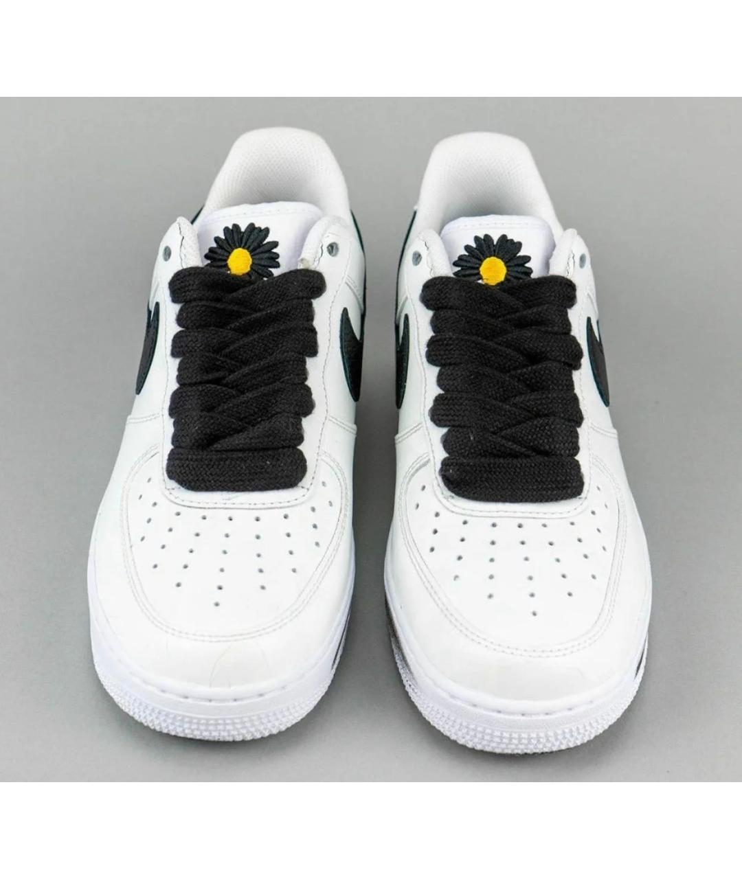 NIKE Белые кожаные низкие кроссовки / кеды, фото 2