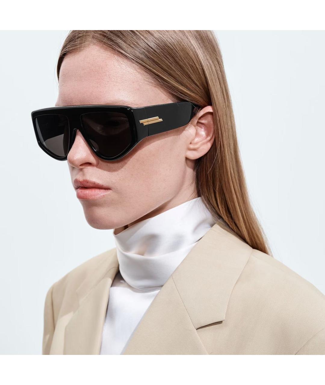 BOTTEGA VENETA Черные солнцезащитные очки, фото 2
