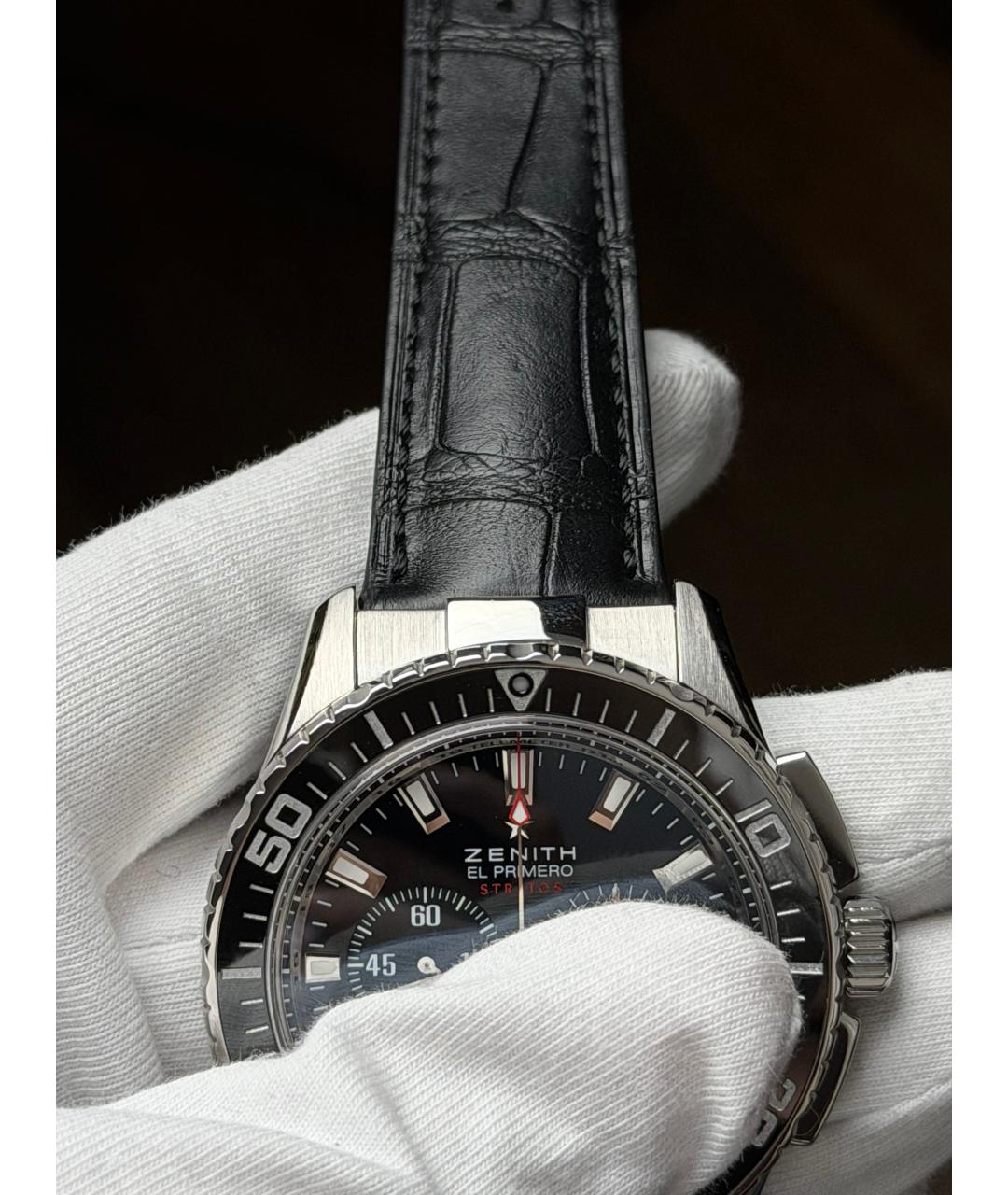 ZENITH Черные часы, фото 7