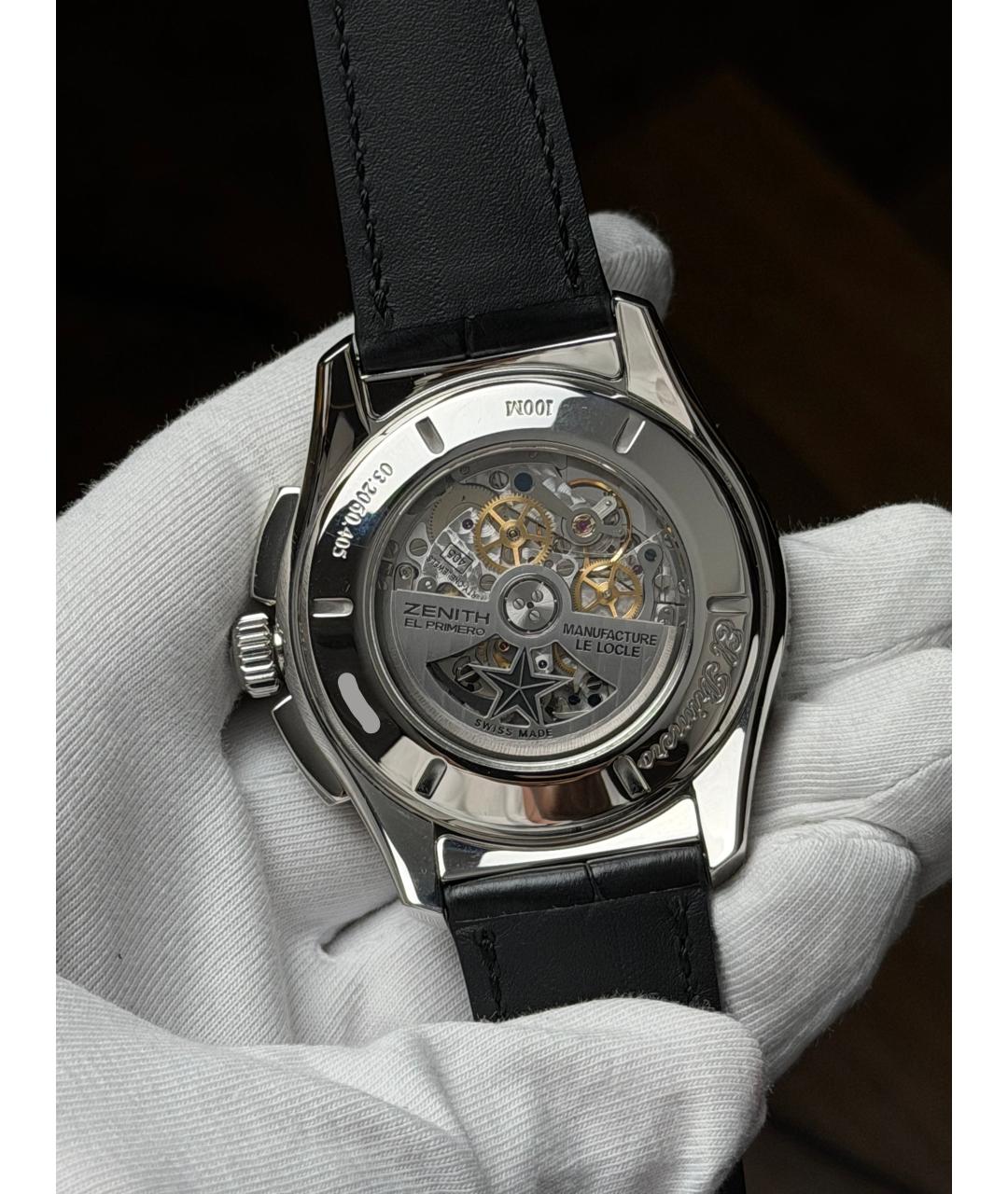 ZENITH Черные часы, фото 8