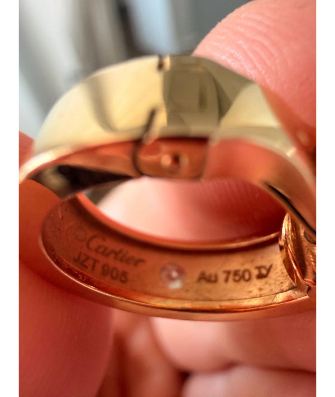 CARTIER Золотые серьги из розового золота, фото 4