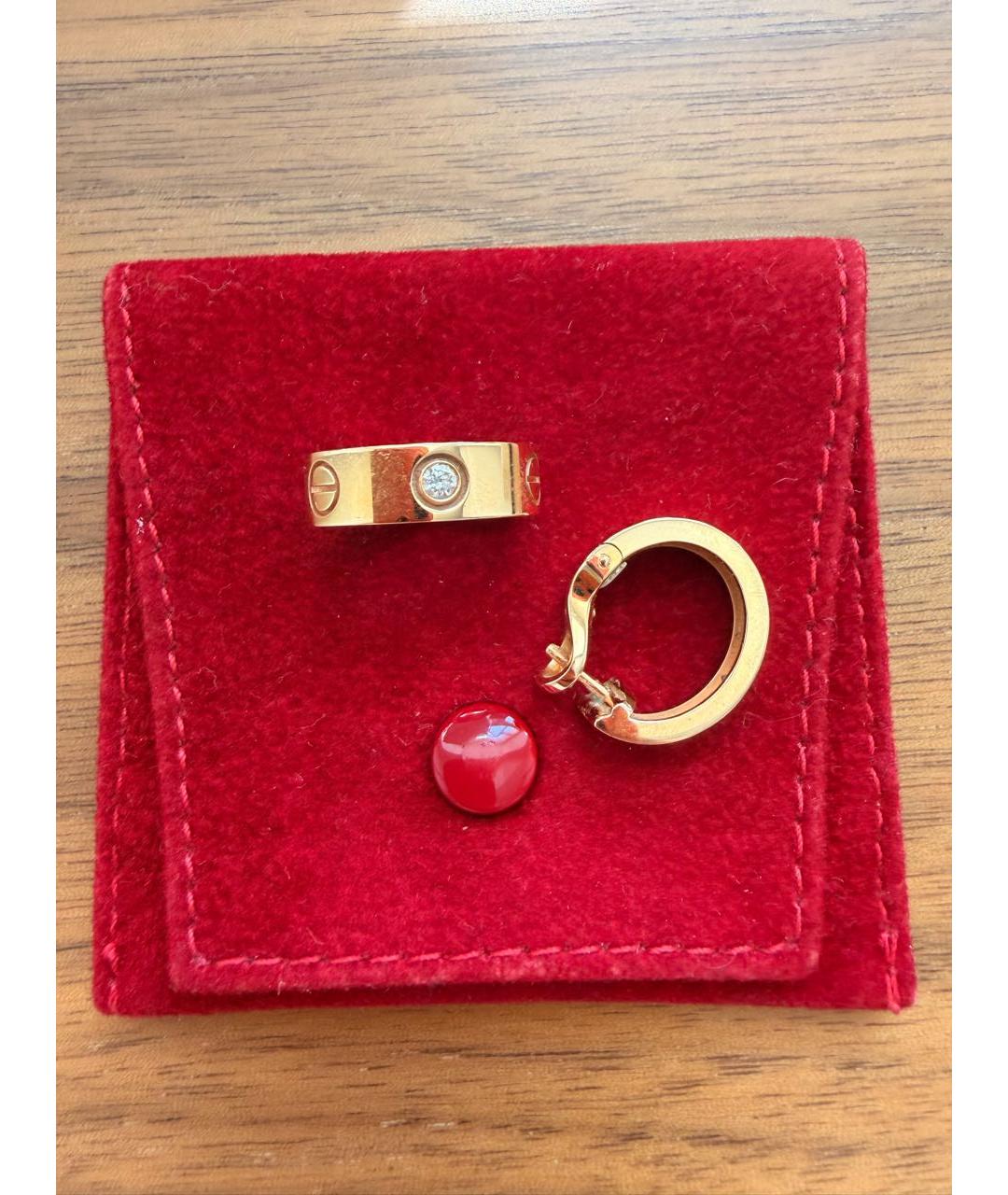 CARTIER Золотые серьги из розового золота, фото 2