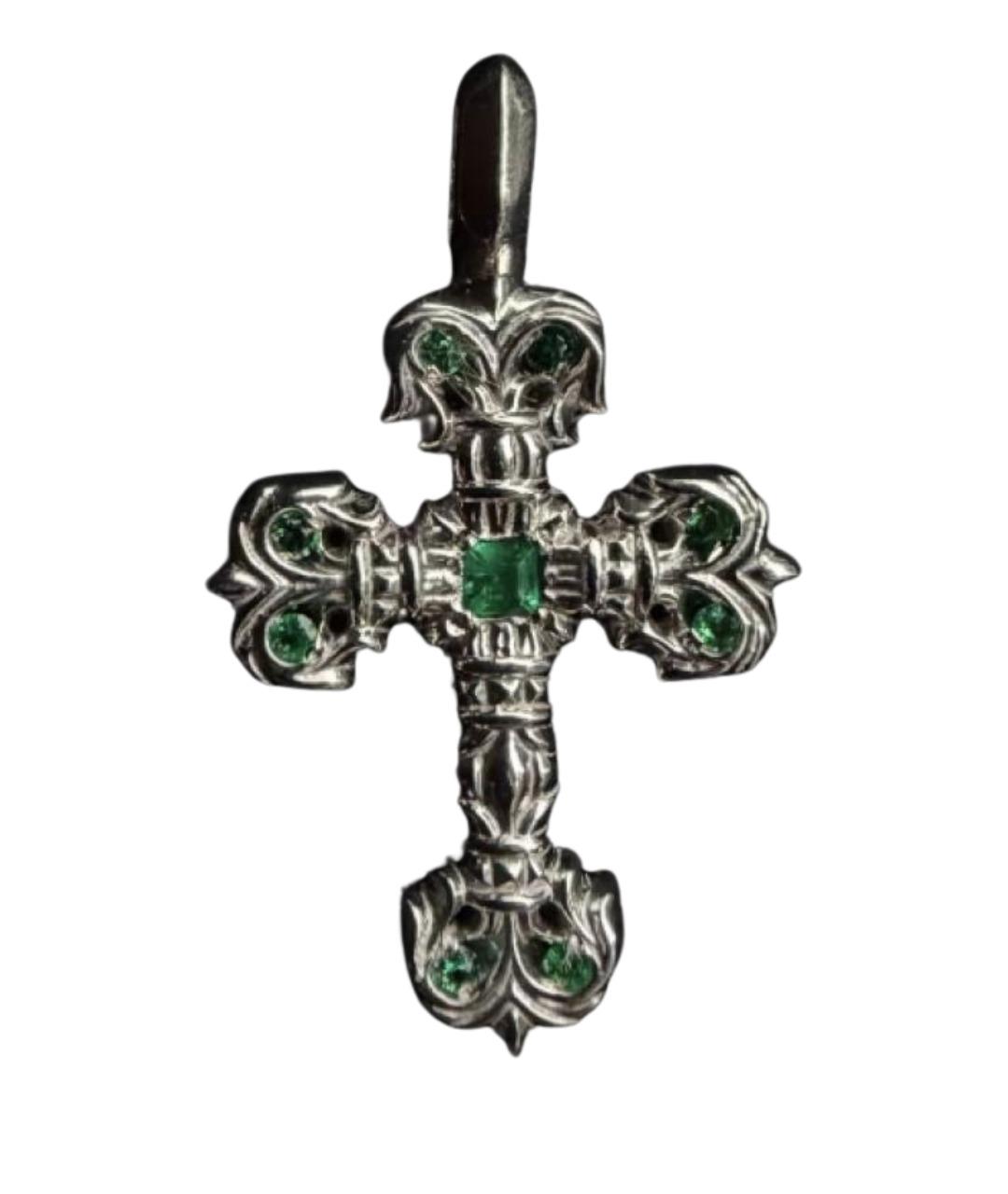 CHROME HEARTS Серебряная цепочка/подвеска из белого золота, фото 1