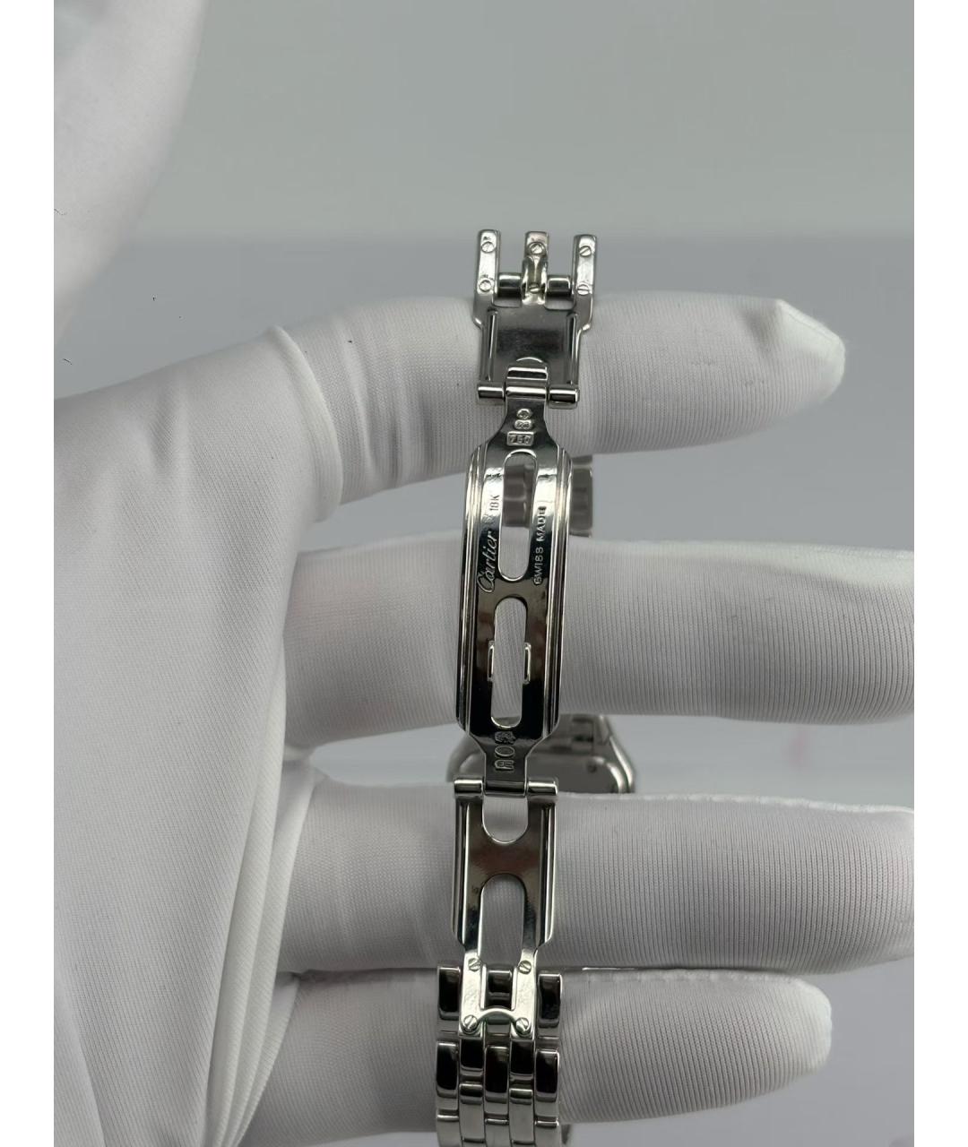 CARTIER Синие часы из белого золота, фото 8