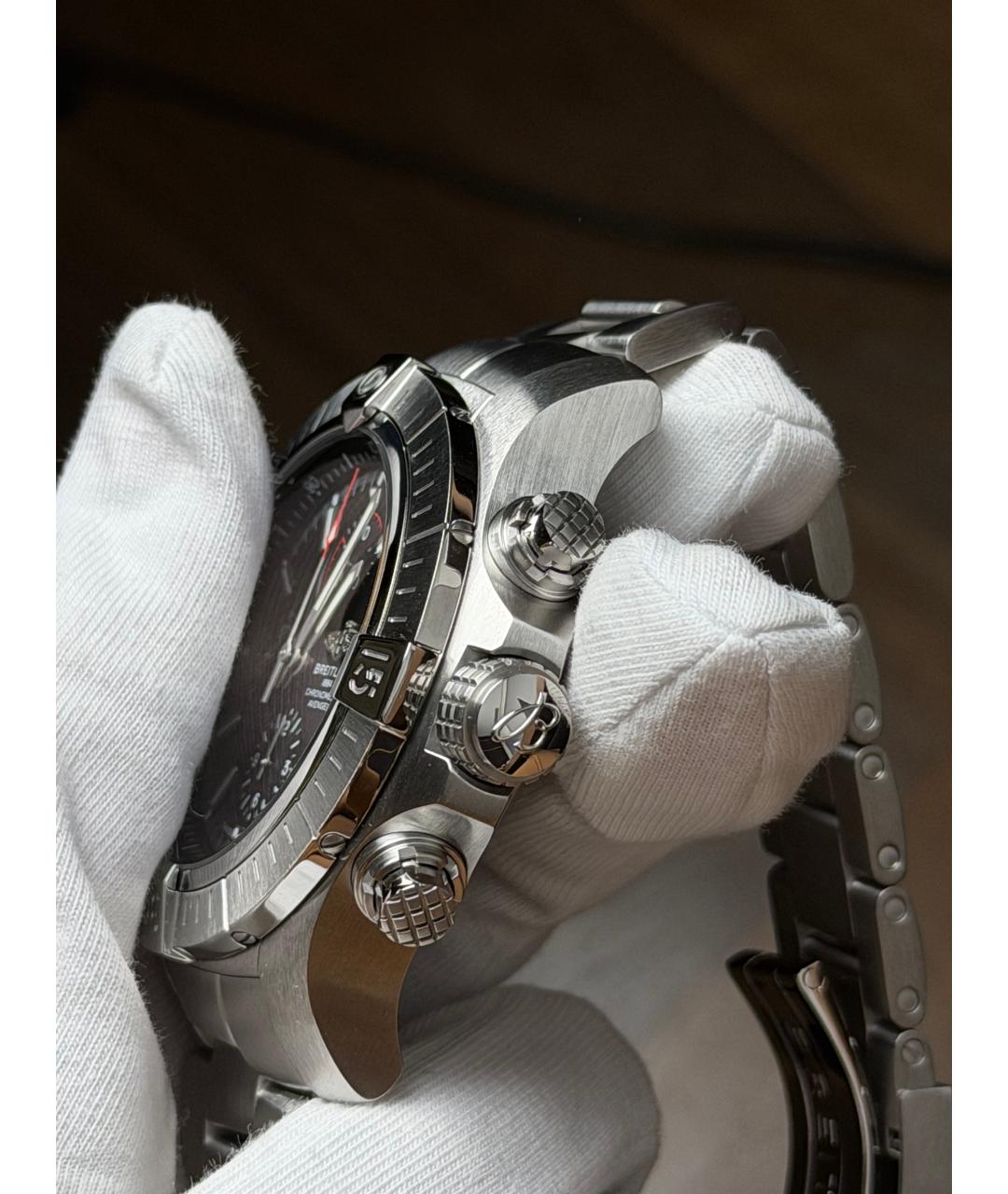 BREITLING Черные часы, фото 4