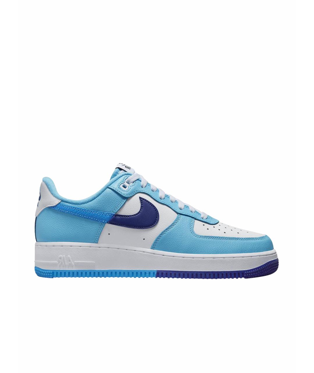 NIKE Голубые кожаные кроссовки, фото 1