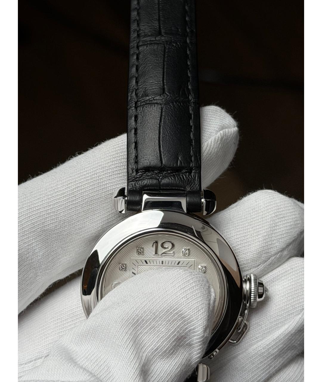 CARTIER Серебряные часы из белого золота, фото 6
