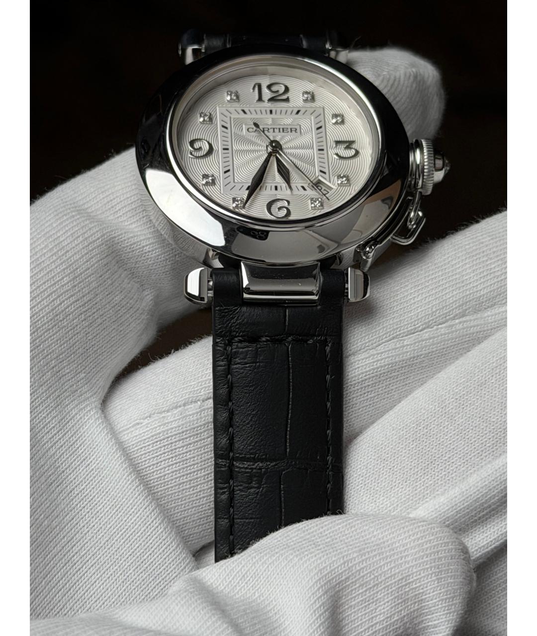 CARTIER Серебряные часы из белого золота, фото 5