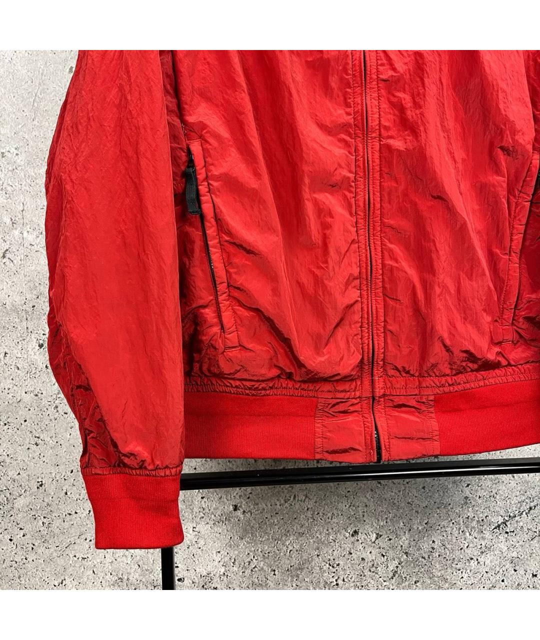 STONE ISLAND Красная полиамидовая куртка, фото 6