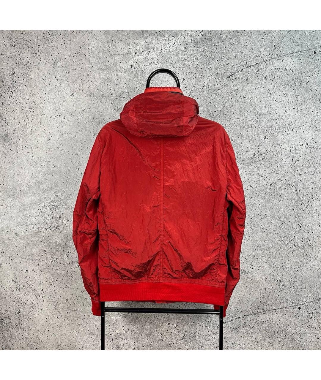 STONE ISLAND Красная полиамидовая куртка, фото 4
