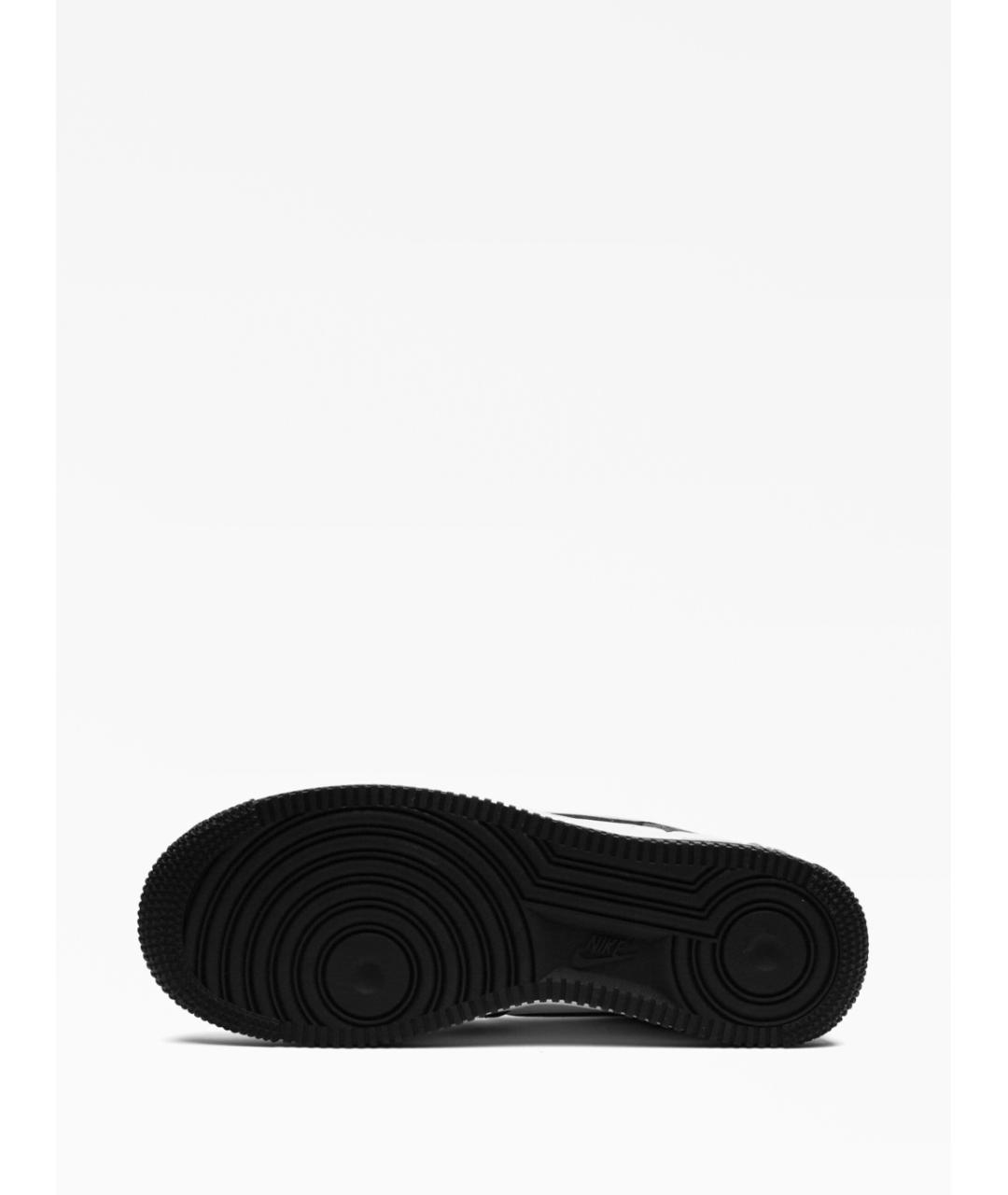 NIKE Черные кожаные низкие кроссовки / кеды, фото 4
