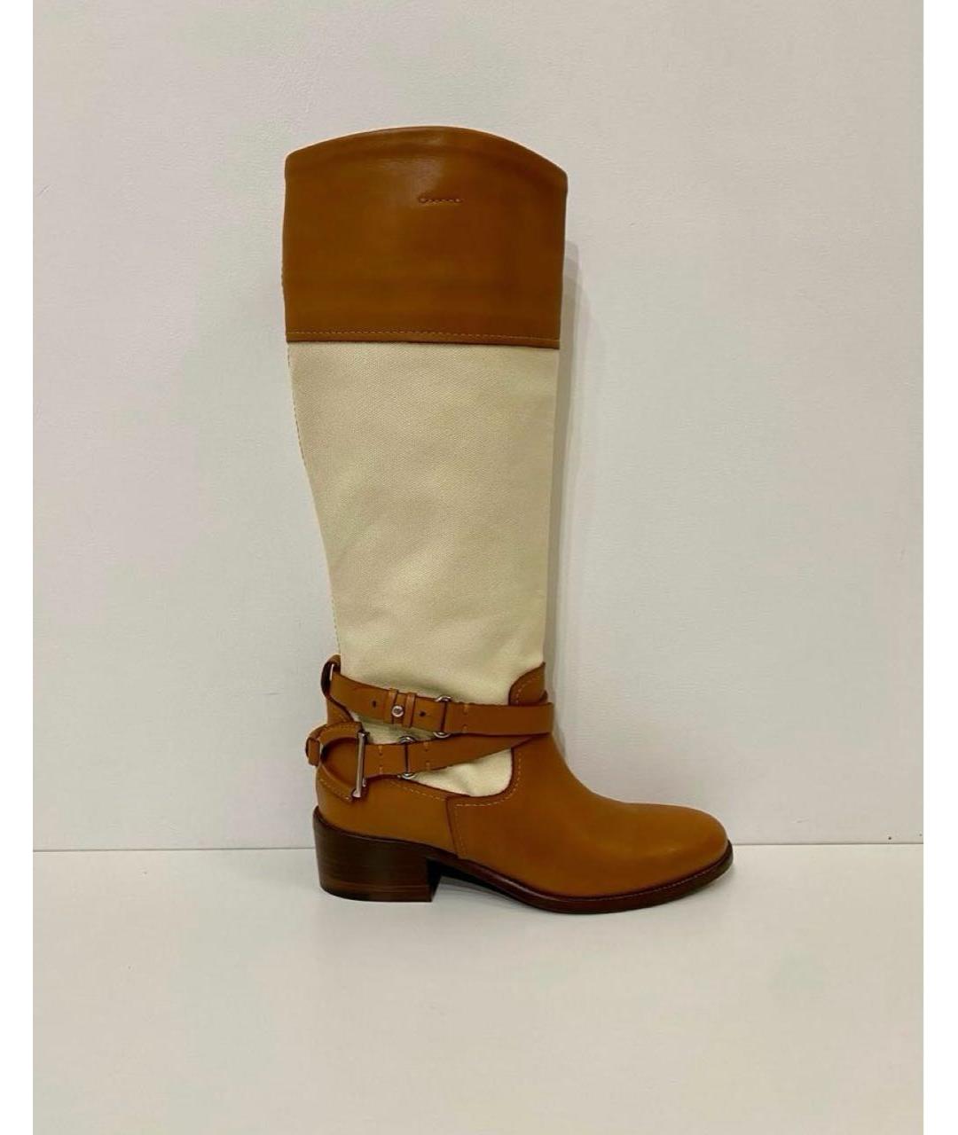 RALPH LAUREN Белые сапоги, фото 9