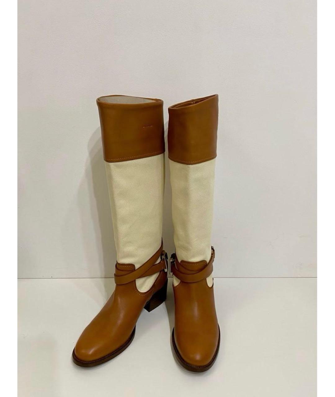RALPH LAUREN Белые сапоги, фото 8