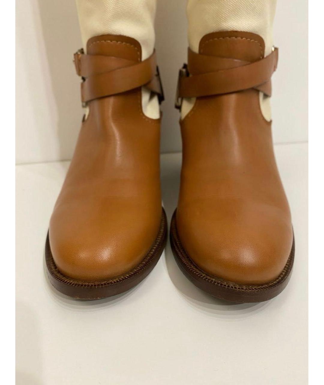 RALPH LAUREN Белые сапоги, фото 3