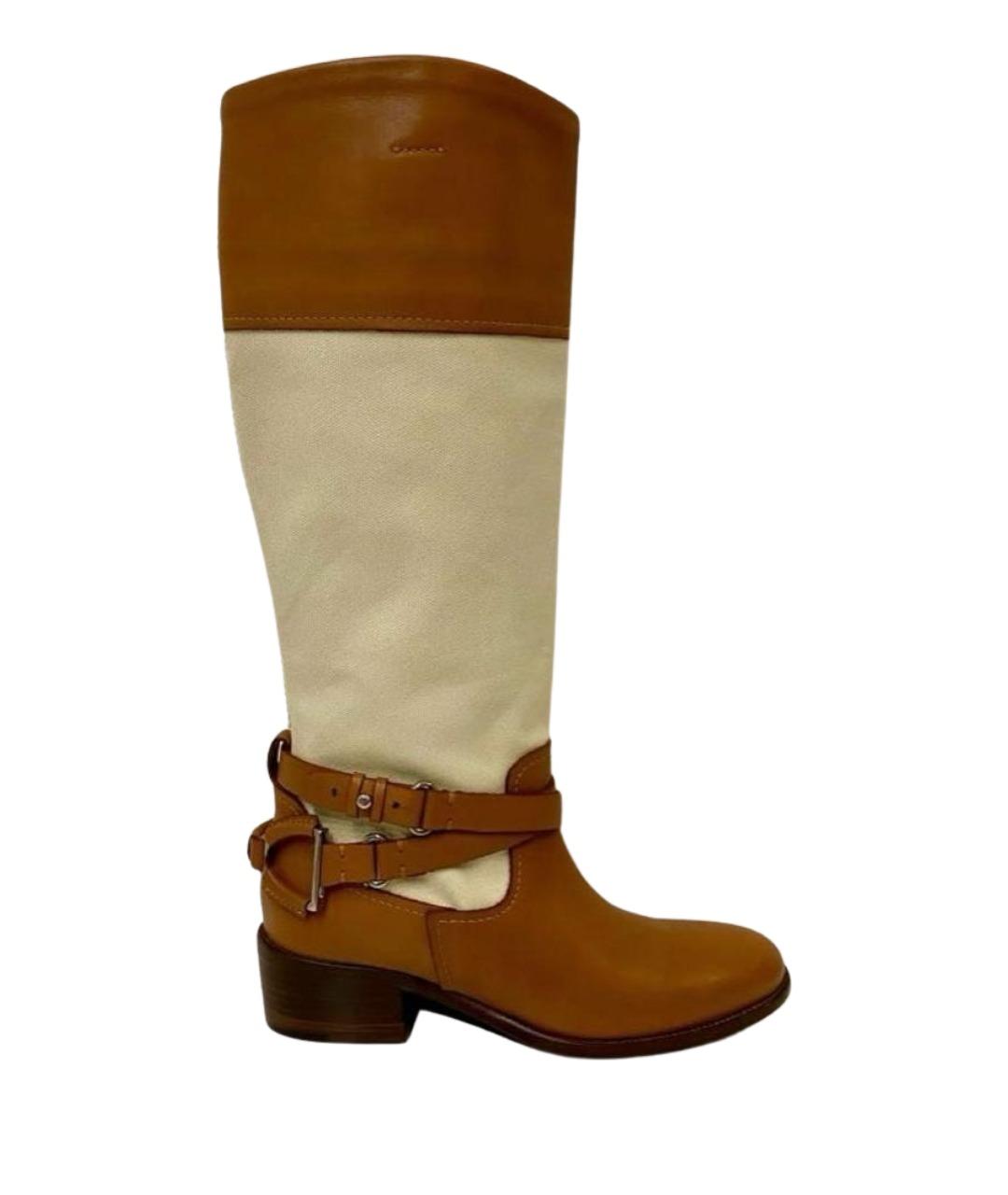 RALPH LAUREN Белые сапоги, фото 1