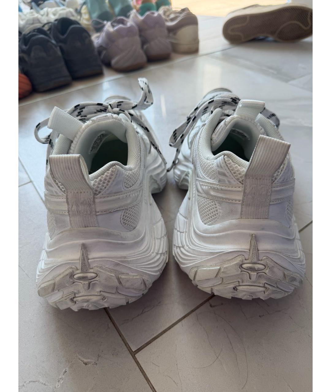 BALENCIAGA Белые низкие кроссовки / кеды, фото 4
