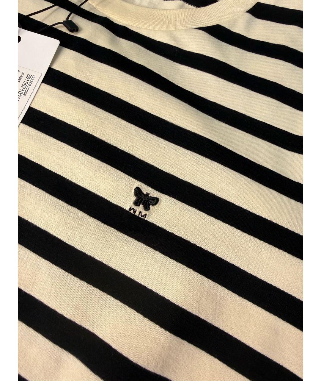 MAX MARA Бежевая хлопковая футболка, фото 7