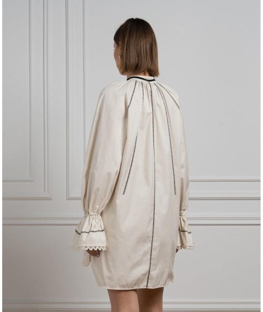 MAX MARA Бежевое коктейльное платье, фото 3