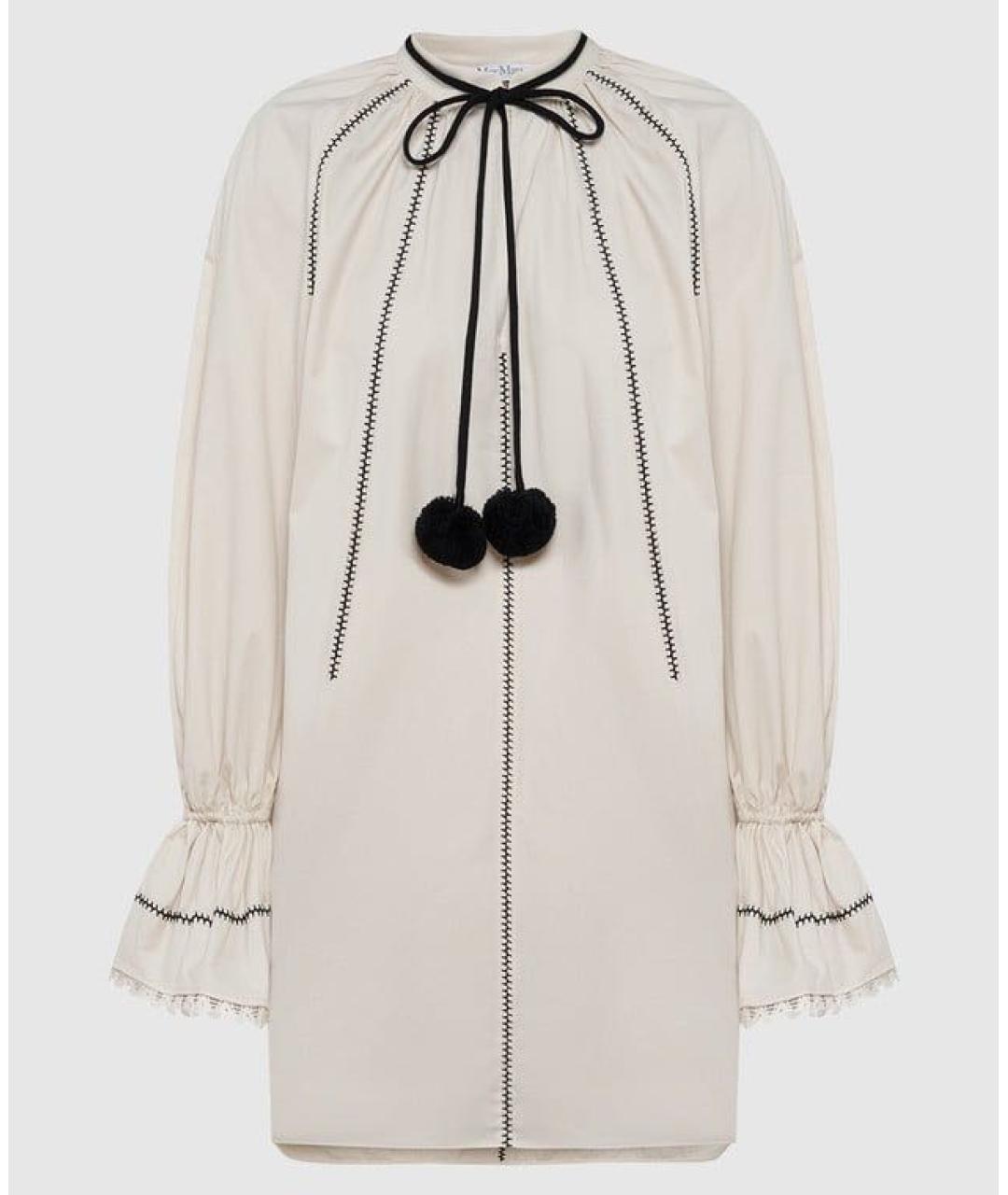 MAX MARA Бежевое коктейльное платье, фото 7
