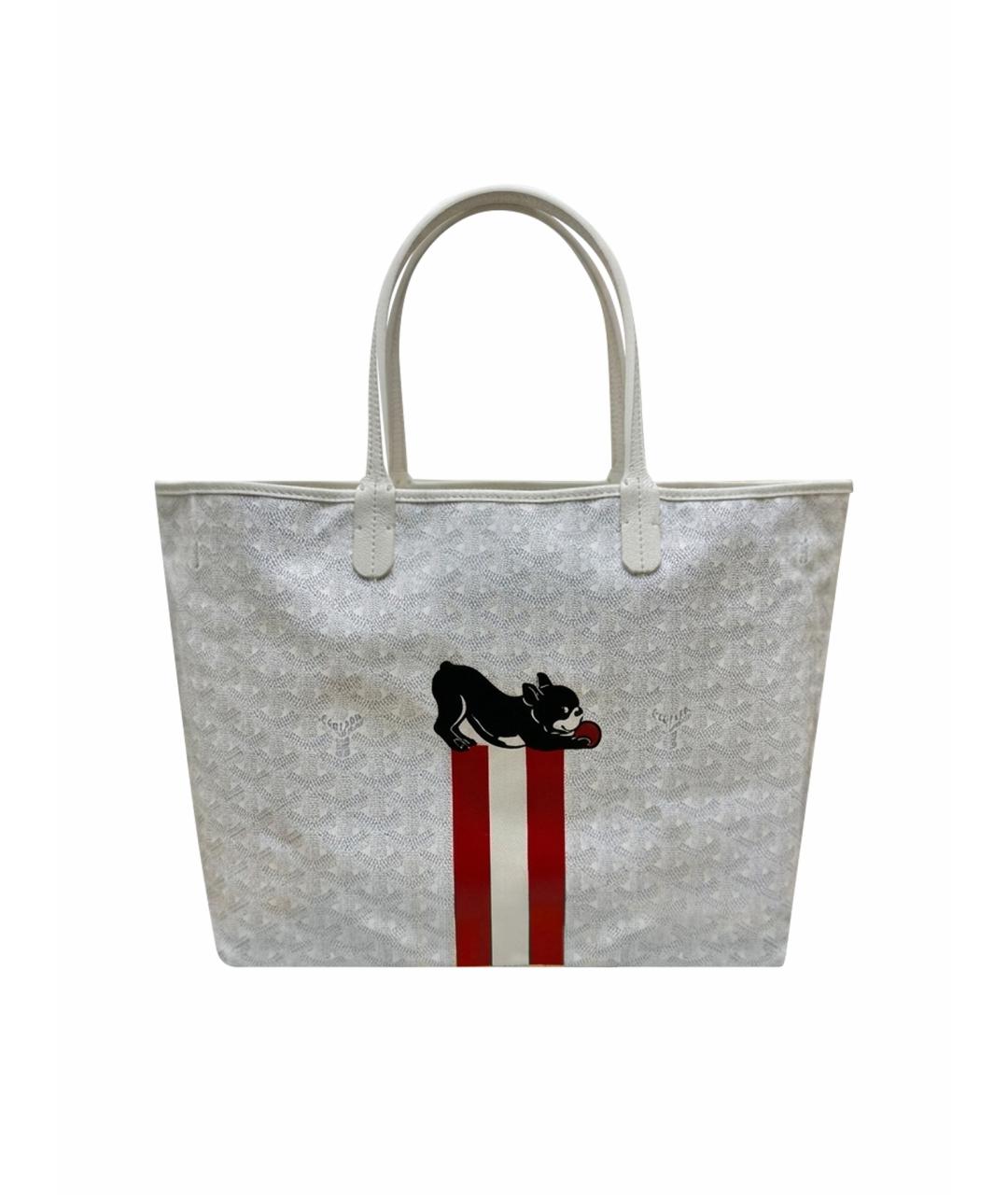 GOYARD Белая сумка тоут, фото 1