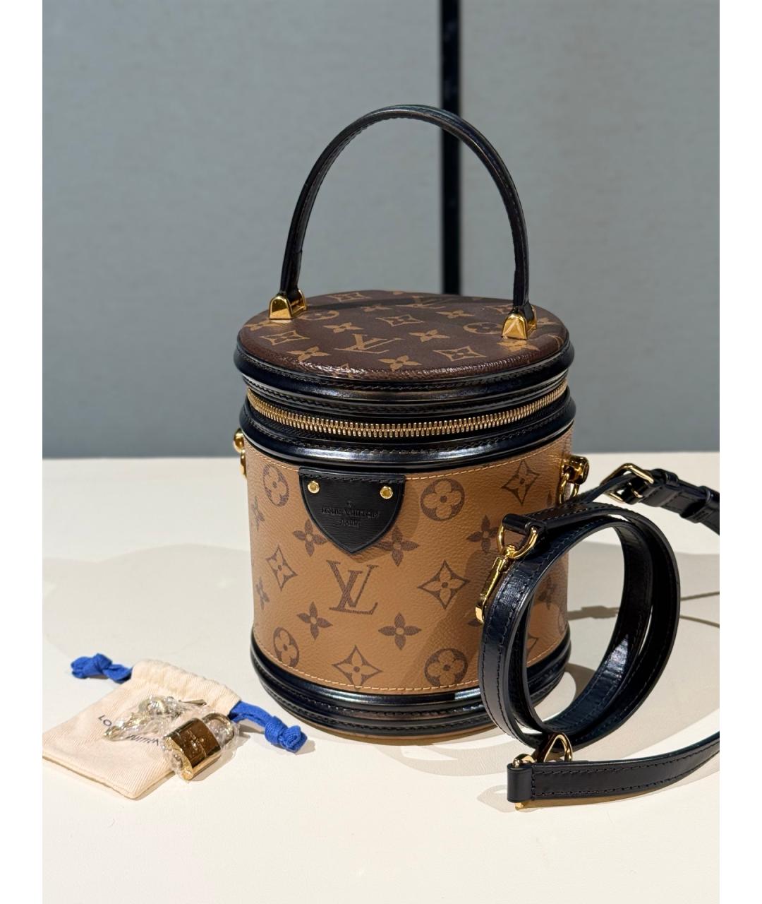 LOUIS VUITTON Коричневая сумка через плечо, фото 8