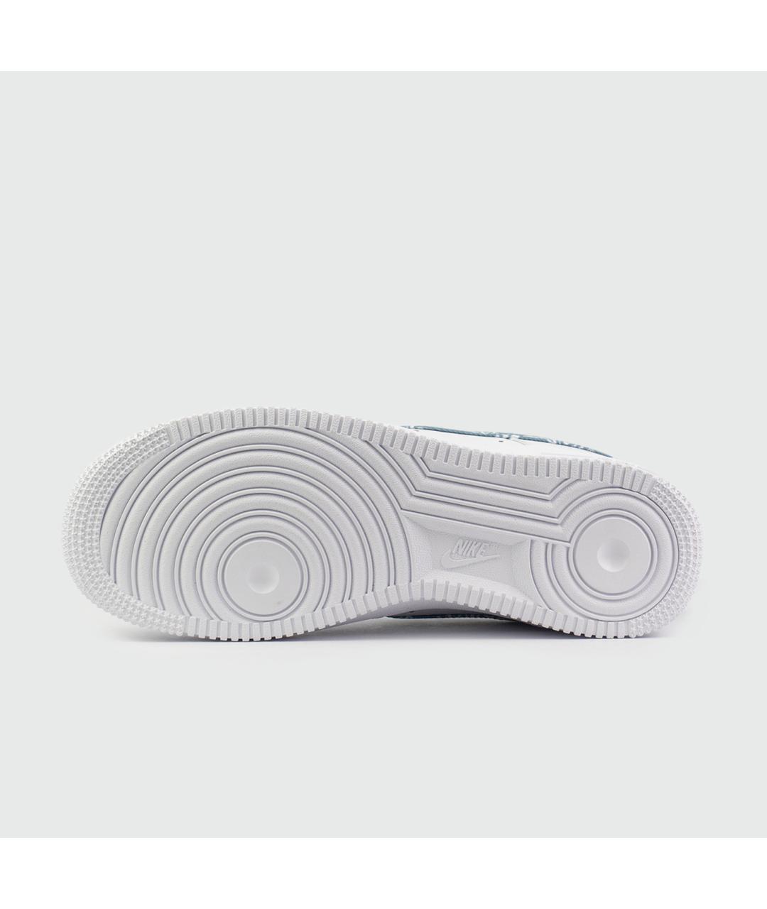 NIKE Белые кожаные кроссовки, фото 4
