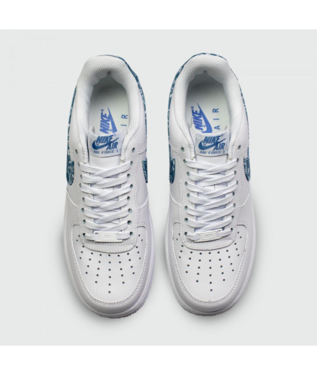 NIKE Белые кожаные кроссовки, фото 5