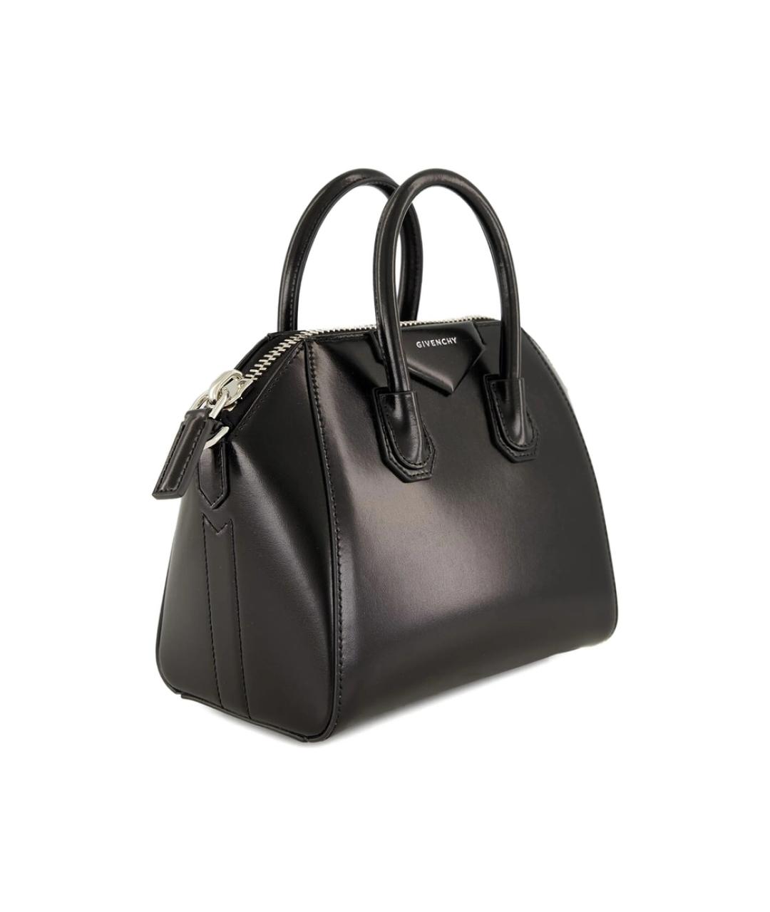 GIVENCHY Черная кожаная сумка тоут, фото 5