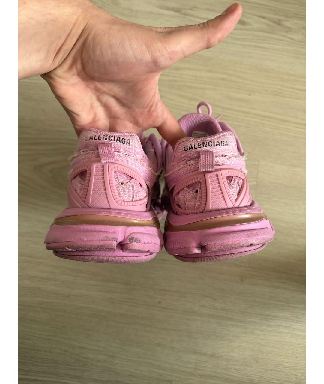 BALENCIAGA Розовые кроссовки, фото 4