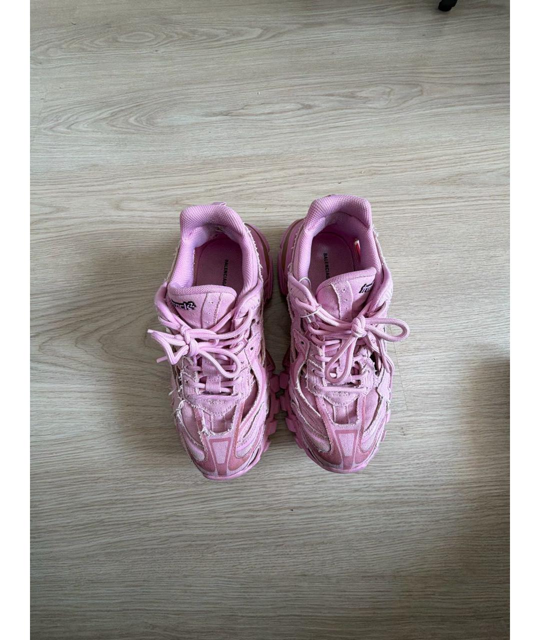 BALENCIAGA Розовые кроссовки, фото 2