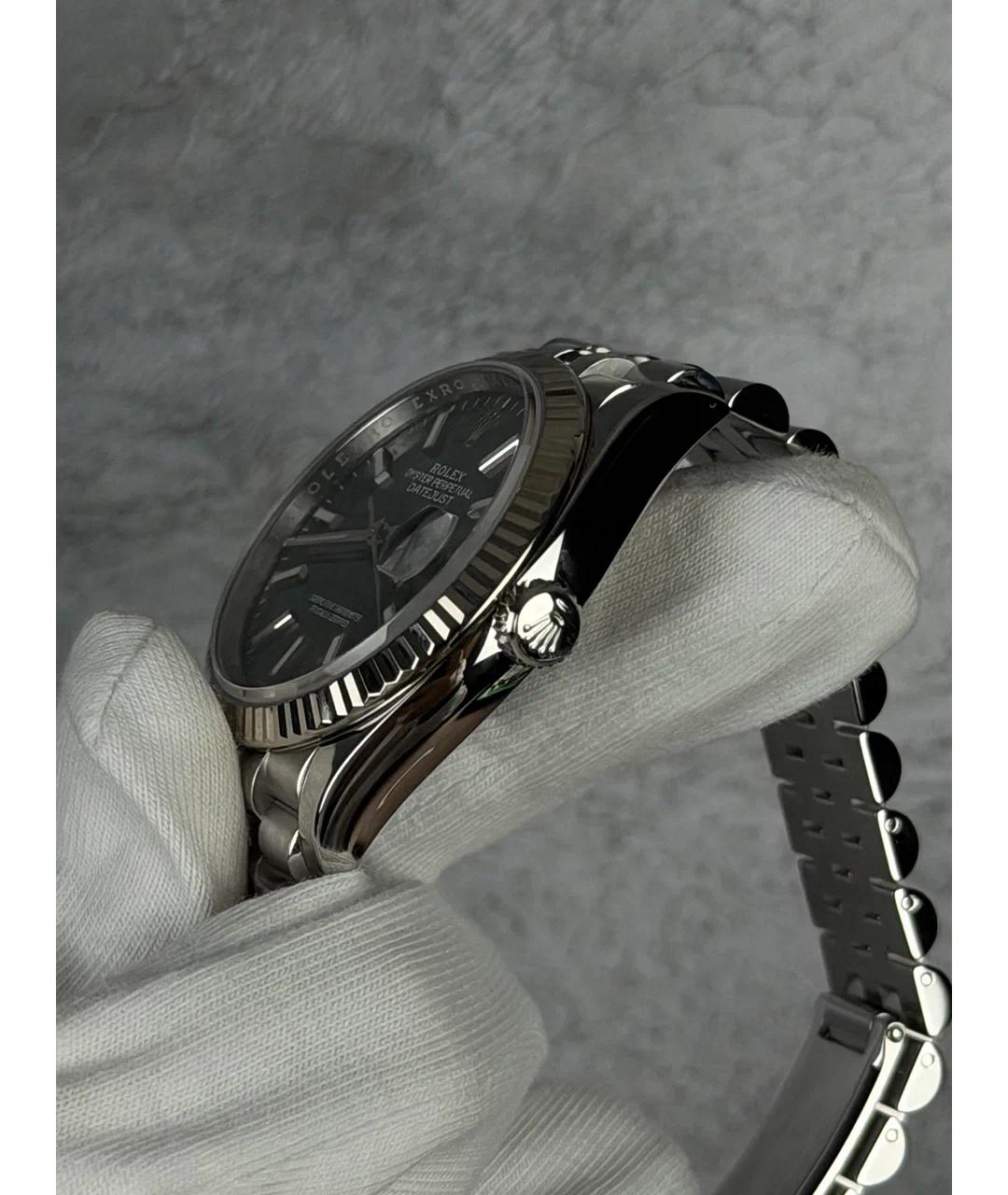 ROLEX Зеленые металлические часы, фото 4