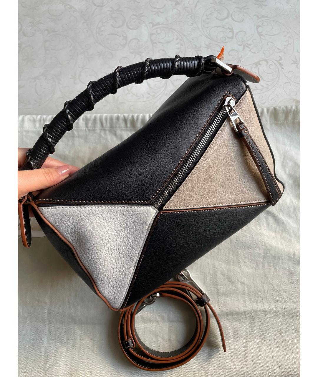 LOEWE Мульти кожаная сумка с короткими ручками, фото 3